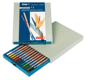 Bruynzeel Design Aquarel Kredki 12 kol