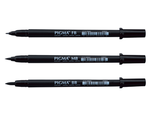 Pigma MB (Medium Brush), Black 