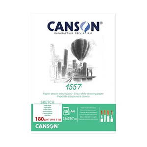 Blok Rysunkowy Canson 1557 A4 180g Lekkoziarnisty