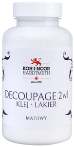 KIN decoupage 2 w 1 klej + lakier mat 200 ml