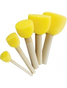 KIN pędzle gąbkowe mix 5 sztuk