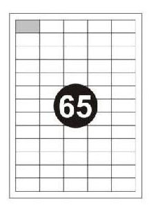 Etykiety Popularne białe 38x21,2/65szt (500)