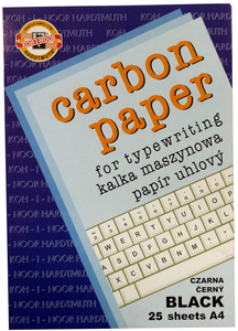 Koh-I-Noor Kalka Maszynowa A4 Czarna 25ark