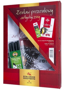 ZESTAW DO KALIGRAFII Z FLAMASTRAMI