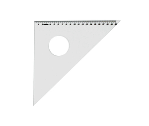 Leniar Ekierka z podcięciem plexi 45/30cm 