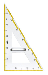 Leniar Ekierka Tablicowa Magnetyczna 30/60 Plastik