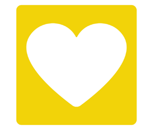 Leniar Szablon ozdobny 12cm - serce