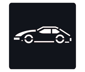 Leniar Szablon ozdobny 12cm - samochód