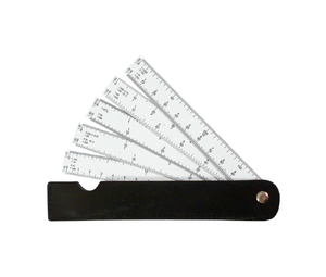 Leniar Skalówka wachlarzowa 15cm etui