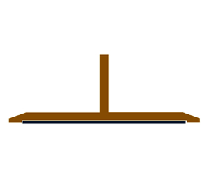 Leniar Linia cięzka 100cm metal wysoki uchwyt