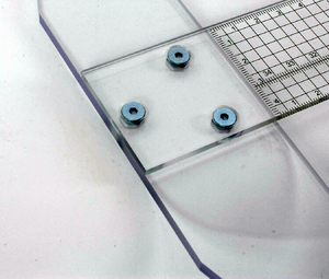 Leniar Linijka Plastikowa z ogranicznikiem 100cm