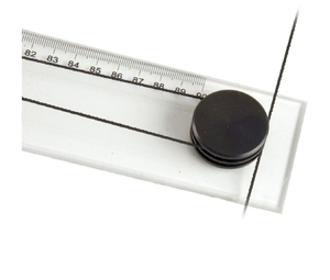 Leniar Przykładnica Plastikowa 120cm na rolkach