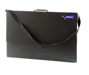 Leniar Teczka na rysunki czarna B4-G(360x255x55mm)