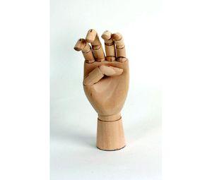 Leniar Model dłoni drewniany 20 cm lewa