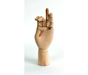 Leniar Model dłoni drewniany 25 cm lewa