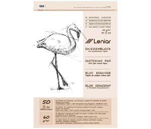 Leniar Blok szkicowy z eko papierem A2/50k