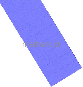 Etykiety Ferrocard niebieski 80x15 mm
