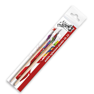 Koh-I-Noor Pędzle Nyl Płaskie 2+4+6+10+14