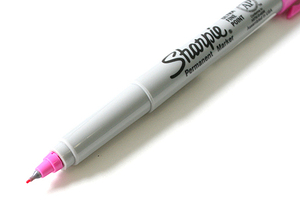 Sharpie UFine Marker permanent Jellite Pink