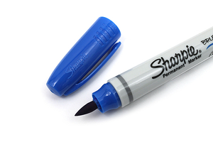 Sharpie Brush Marker permanentny Niebieski