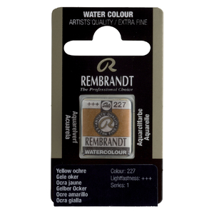 Talens Rembrandt farba Water Half Pan 227 Yellow O