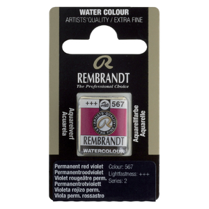 Talens Rembrandt farba Water Half Pan 567 p red vi