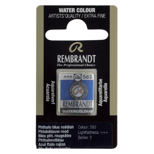 Talens Rembrandt farba Water Half Pan 583 ph blue