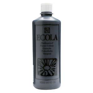 Talens Ecola farba tempera Gwasz 1l 700 black