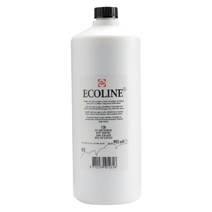 Talens Ecoline Farba Akwarel Płynna 990ml 100White