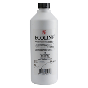 Talens Ecoline farba akwarel płyn 490ml 100 White