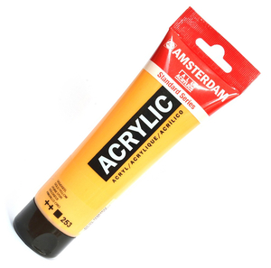 Talens Amsterdam Acryl Farba 253 Gold Yellow 120ml