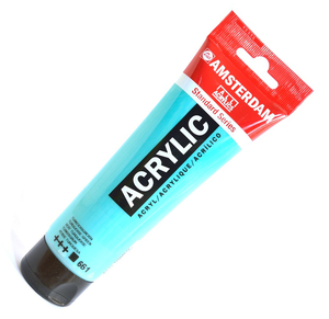 Talens Amsterdam Acryl Farba 661 TurqGreen 120ml