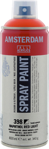 Amsterdam W Sprayu 400 Czerwony Ftalowy Jasny 398
