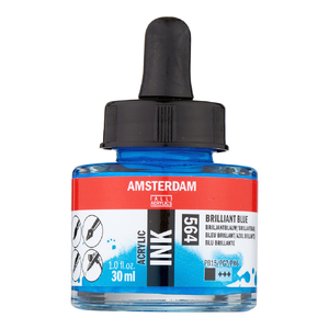 Amsterdam Tusze 30 Niebieski Świetlisty 564