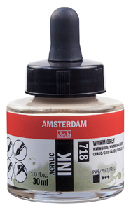 Amsterdam Tusze 30 Szary Ciepły 718