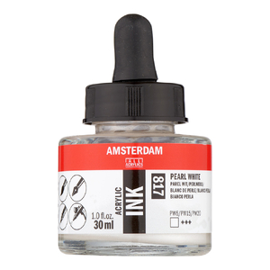 Amsterdam Tusze 30 Biały Perłowy 817