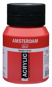 Talens Amsterdam Acryl Farba 500ml Czerwony 399