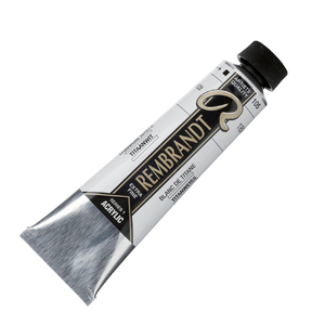 Talens Rembrandt farba akrylowa 40ml 105 Titan whi