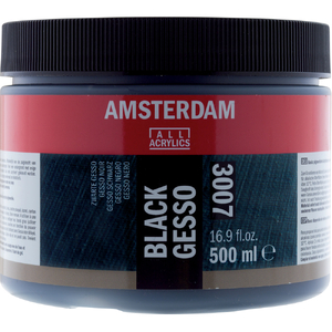 Talens Amsterdam Gesso grunt akryl 500ml Black