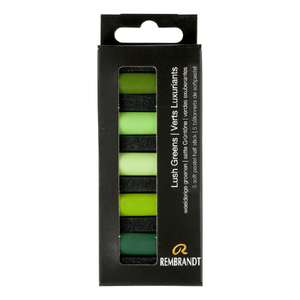 Rembrandt Soft Pastels Lush Greens Set