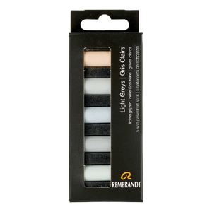 Rembrandt Soft Pastels Light Greys Set