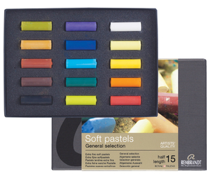 Talens Rembrandt Pastel Soft 1/2 suche 15 kol 