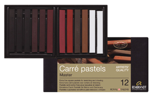 Talens Rembrandt Carre Master Pastele suche 12 kol