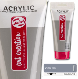 Farba akrylowa Art Creation 200ml neutral grey 710