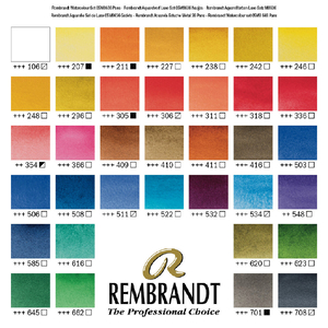 Rembrandt Watercolour set 05M8 648 Pans