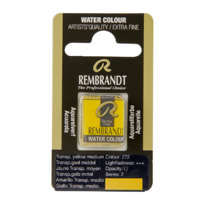 Rembrandt Akwarel Żółty Transparentny Średni 272