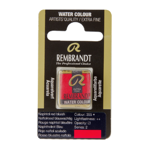 Rembrandt Akwarel Czerwony 355