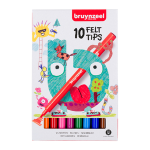 Bruynzeel Kids Felt Tips Set 10
