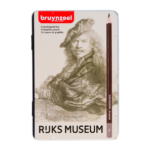 Bruynzeel Tin 12 pencils Rembrandt van Rijn