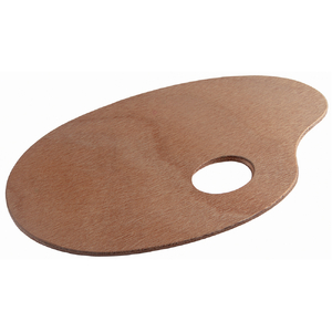 Talens Paleta drewno owalna 16x25x3
